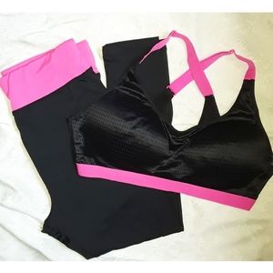 NWT Athletic Leggings and  Sports Bra